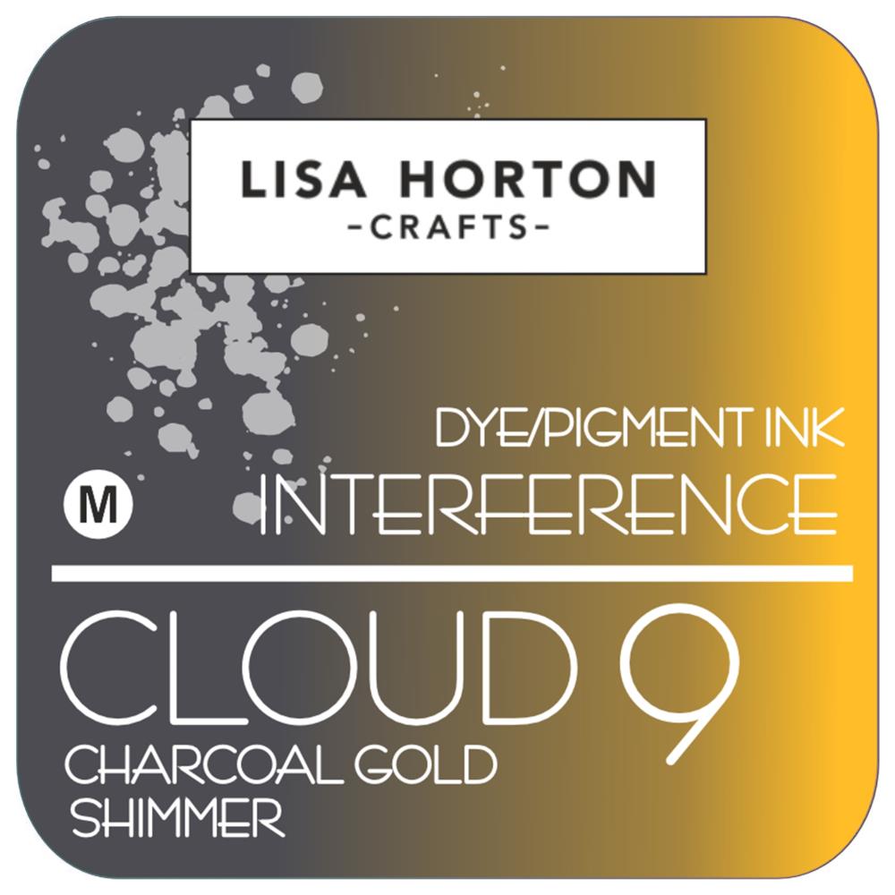 Lisa Horton Crafts - Cloud 9 Interference Ink Pad - Charcoal Gold-ScrapbookPal