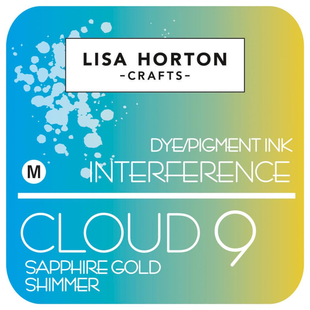 Lisa Horton Crafts - Cloud 9 Interference Ink Pad - Sapphire Gold-ScrapbookPal