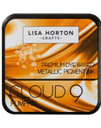 Lisa Horton Crafts - Cloud 9 Metallic Ink Pad - Pumpkin-ScrapbookPal