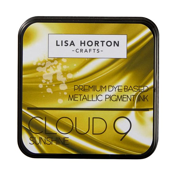 Lisa Horton Crafts - Cloud 9 Metallic Ink Pad - Sunshine-ScrapbookPal