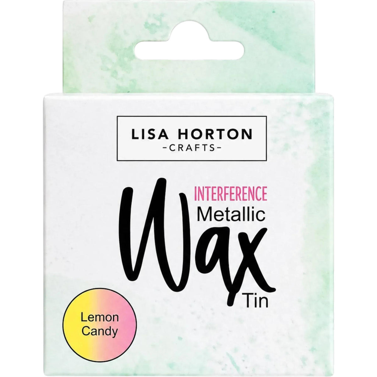 Lisa Horton Crafts - Interference Water Based Wax Tin - Lemon Candy-ScrapbookPal