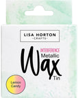 Lisa Horton Crafts - Interference Water Based Wax Tin - Lemon Candy-ScrapbookPal