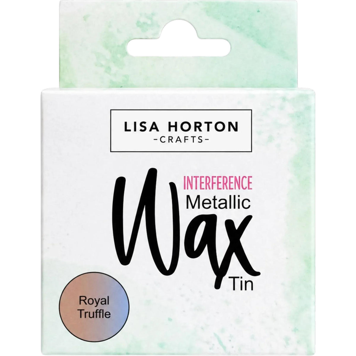 Lisa Horton Crafts - Interference Water Based Wax Tin - Royal Truffle-ScrapbookPal