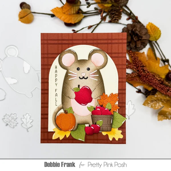 Pretty Pink Posh - Clear Stamps - Upright Greetings: Fall