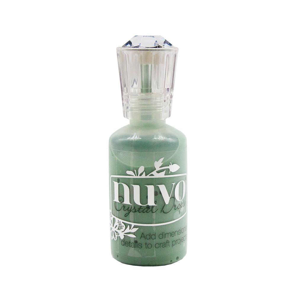 Nuvo - Crystal Drops - Eucalyptus Leaf-ScrapbookPal