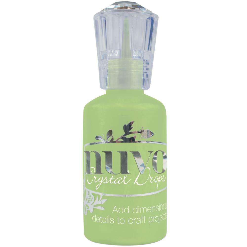 Nuvo - Crystal Drops Gloss - Apple Green-ScrapbookPal