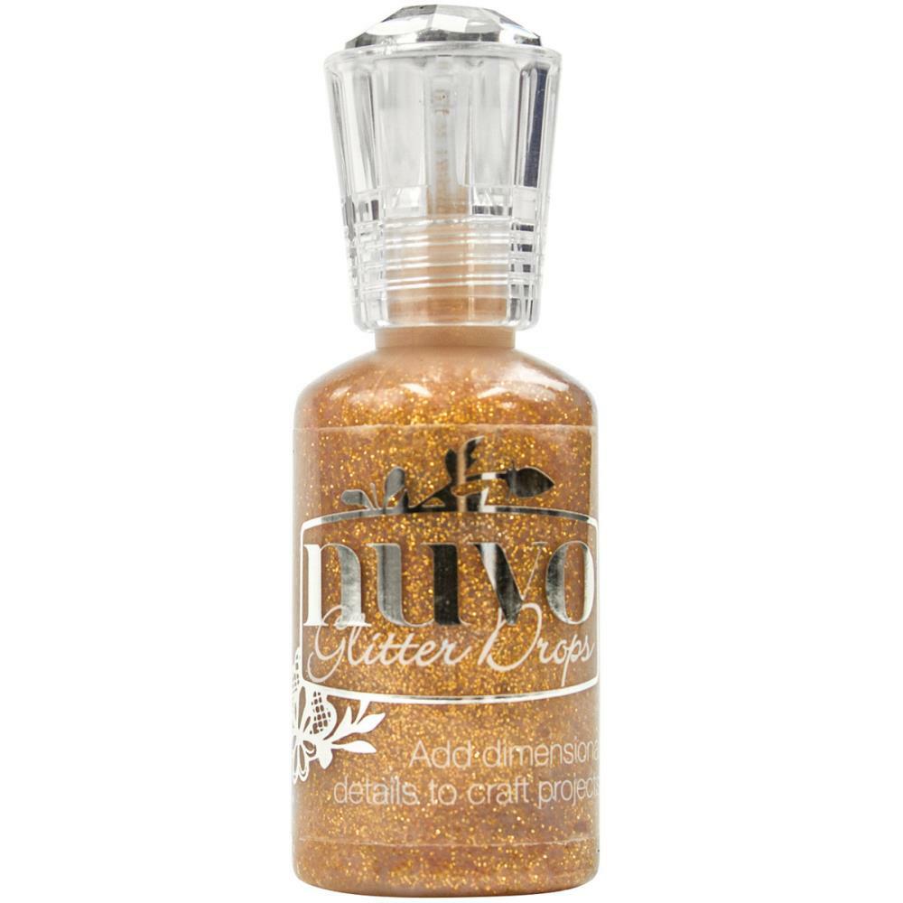 Nuvo - Glitter Drops - Golden Sunset-ScrapbookPal
