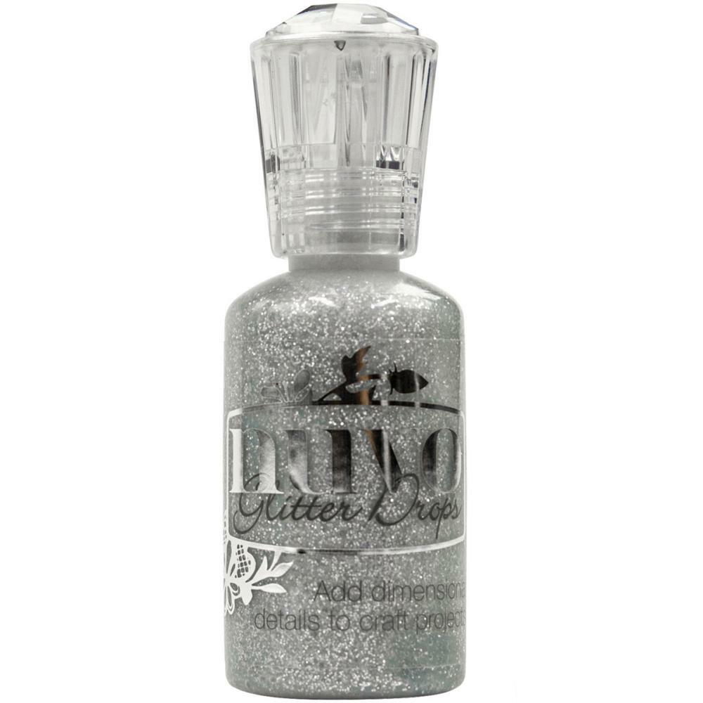 Nuvo - Glitter Drops - Silver Moondust-ScrapbookPal