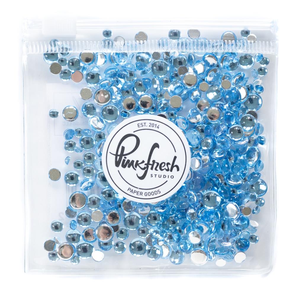 Pinkfresh Studio - Clear Drops - Sky Blue-ScrapbookPal