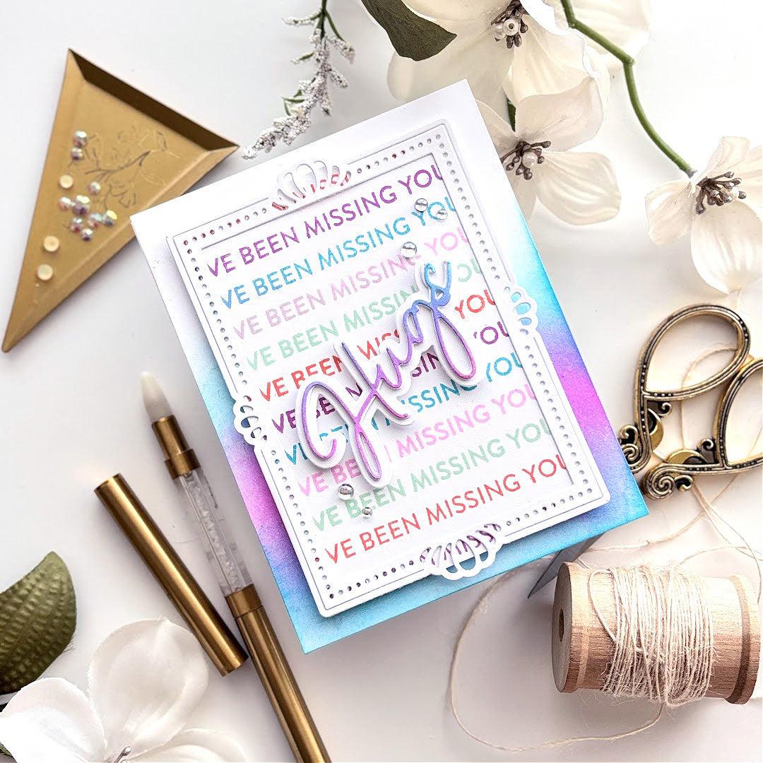 Pinkfresh Studio - Clear Stamps - Basic Sentiments-ScrapbookPal