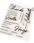 Pinkfresh Studio - Clear Stamps - Basic Sentiments-ScrapbookPal