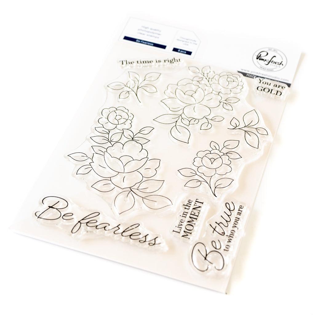 Pinkfresh Studio - Clear Stamps - Be Fearless-ScrapbookPal