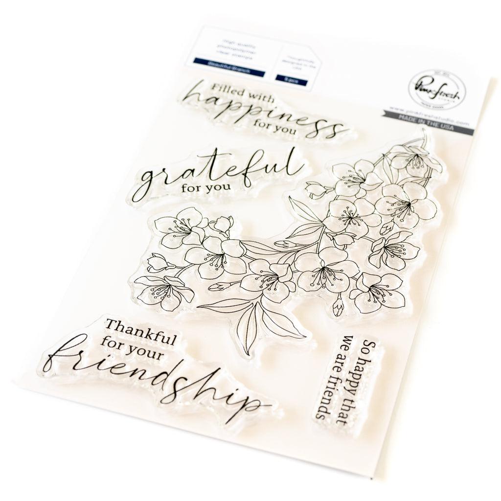 Pinkfresh Studio - Clear Stamps - Beautiful Branch-ScrapbookPal