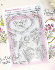 Pinkfresh Studio - Clear Stamps - Blossom Medallion-ScrapbookPal