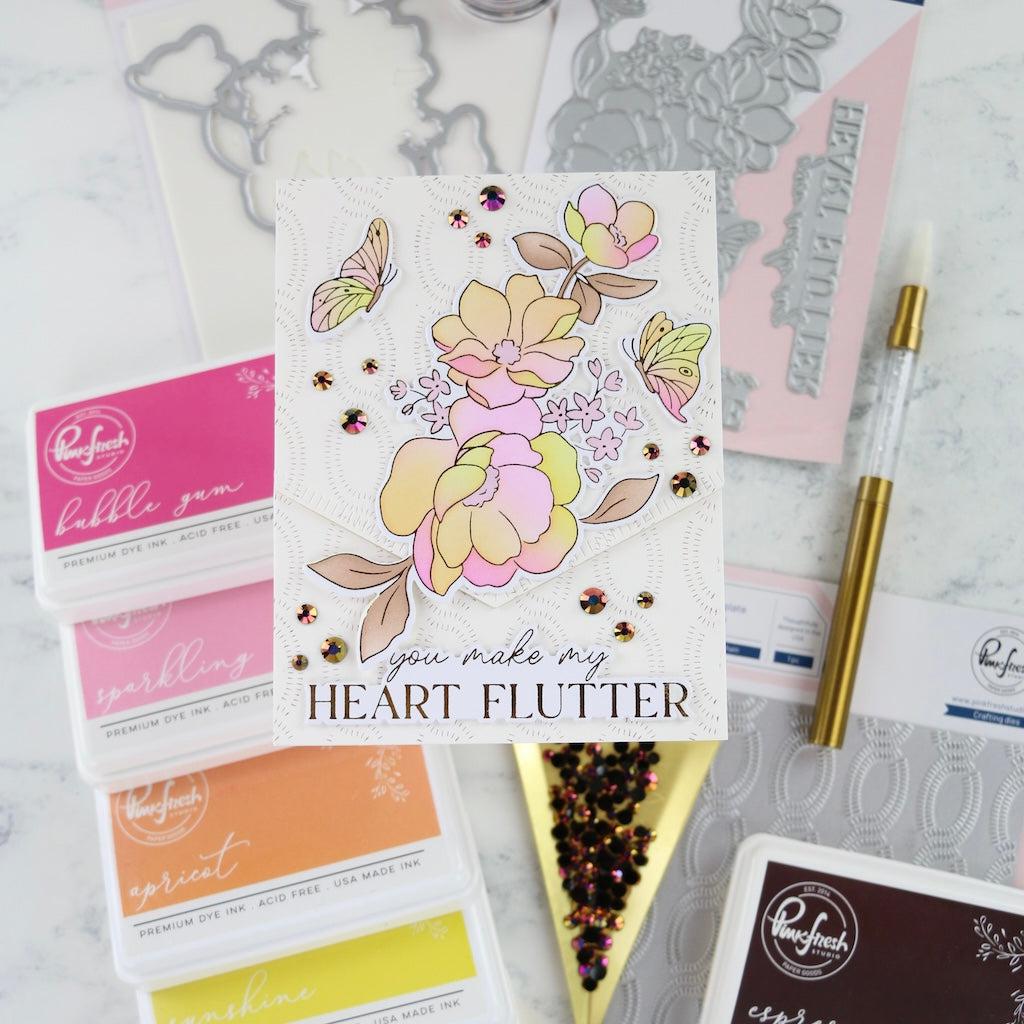 Pinkfresh Studio - Clear Stamps - Butterflies in Bloom-ScrapbookPal