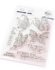 Pinkfresh Studio - Clear Stamps - Butterfly Bliss-ScrapbookPal