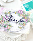 Pinkfresh Studio - Clear Stamps - Cheerful Blossoms-ScrapbookPal