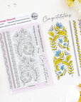 Pinkfresh Studio - Clear Stamps - Cottage Flourish-ScrapbookPal