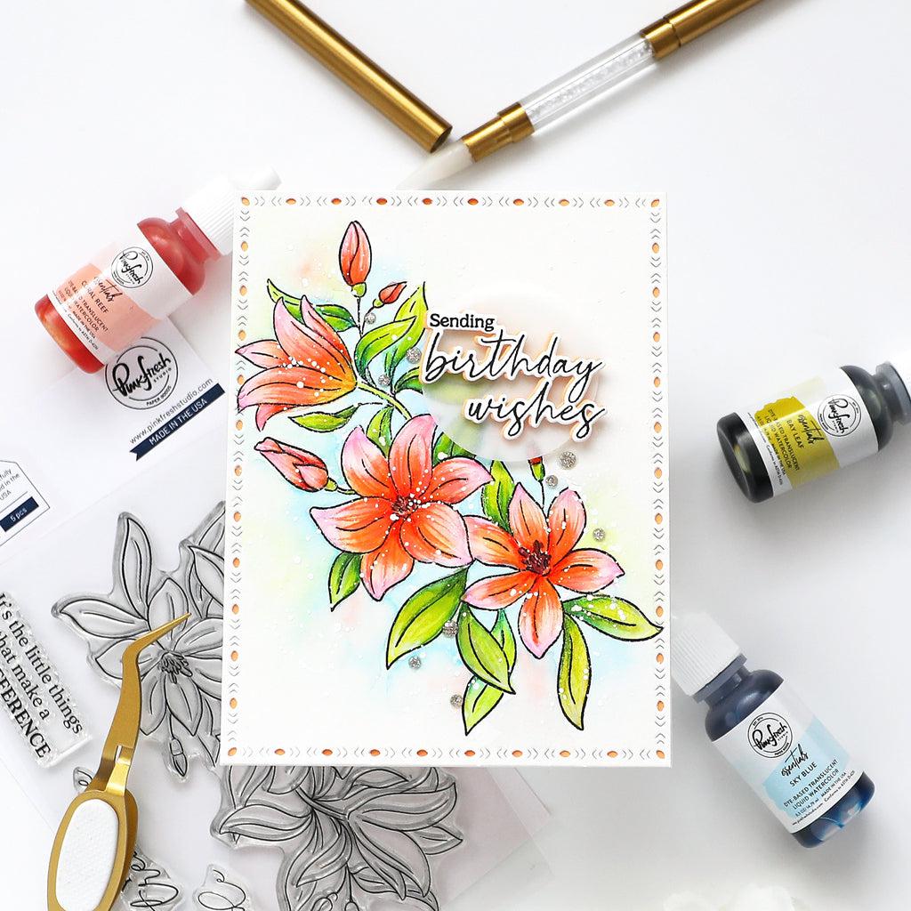 Pinkfresh Studio - Clear Stamps - Delighted For You-ScrapbookPal