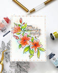 Pinkfresh Studio - Clear Stamps - Delighted For You-ScrapbookPal