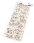 Pinkfresh Studio - Clear Stamps - Fluttering Butterflies-ScrapbookPal