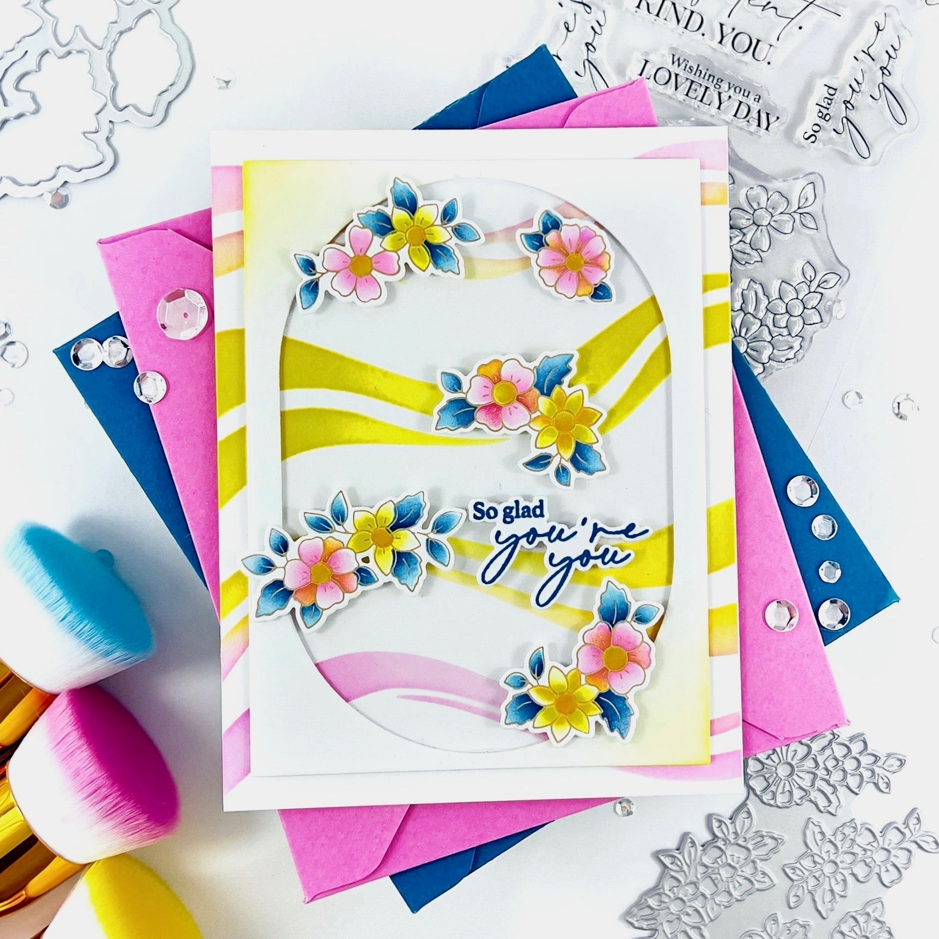 Pinkfresh Studio - Clear Stamps - Fragrance Notes-ScrapbookPal
