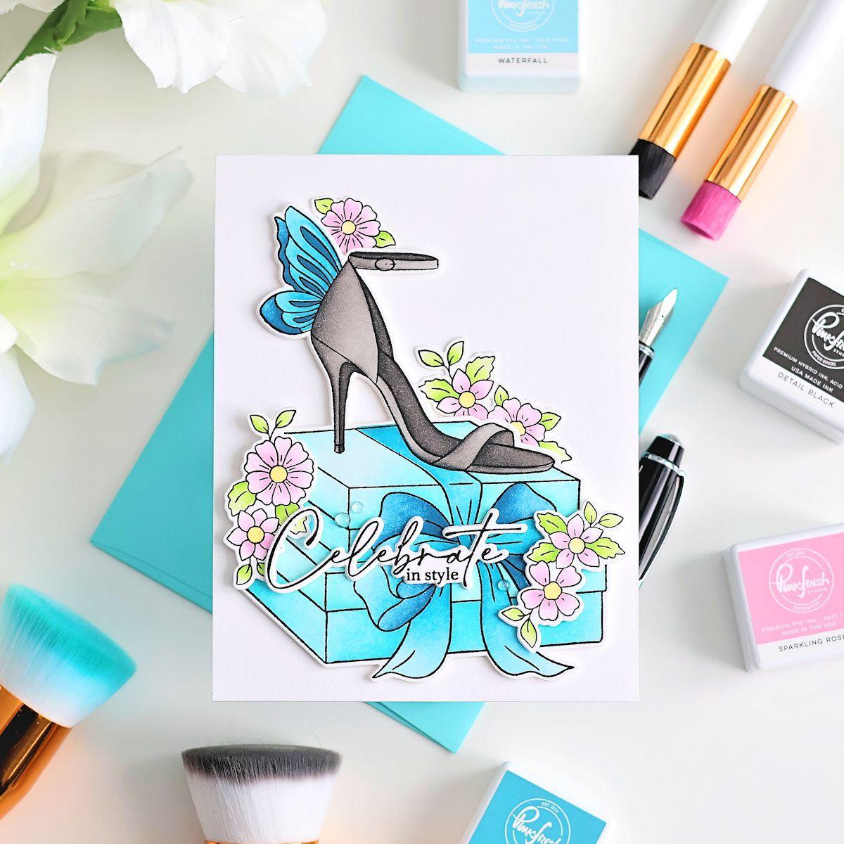 Pinkfresh Studio - Clear Stamps - Fragrance Notes-ScrapbookPal