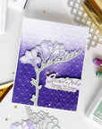 Pinkfresh Studio - Stencils - Freesia Flourish-ScrapbookPal