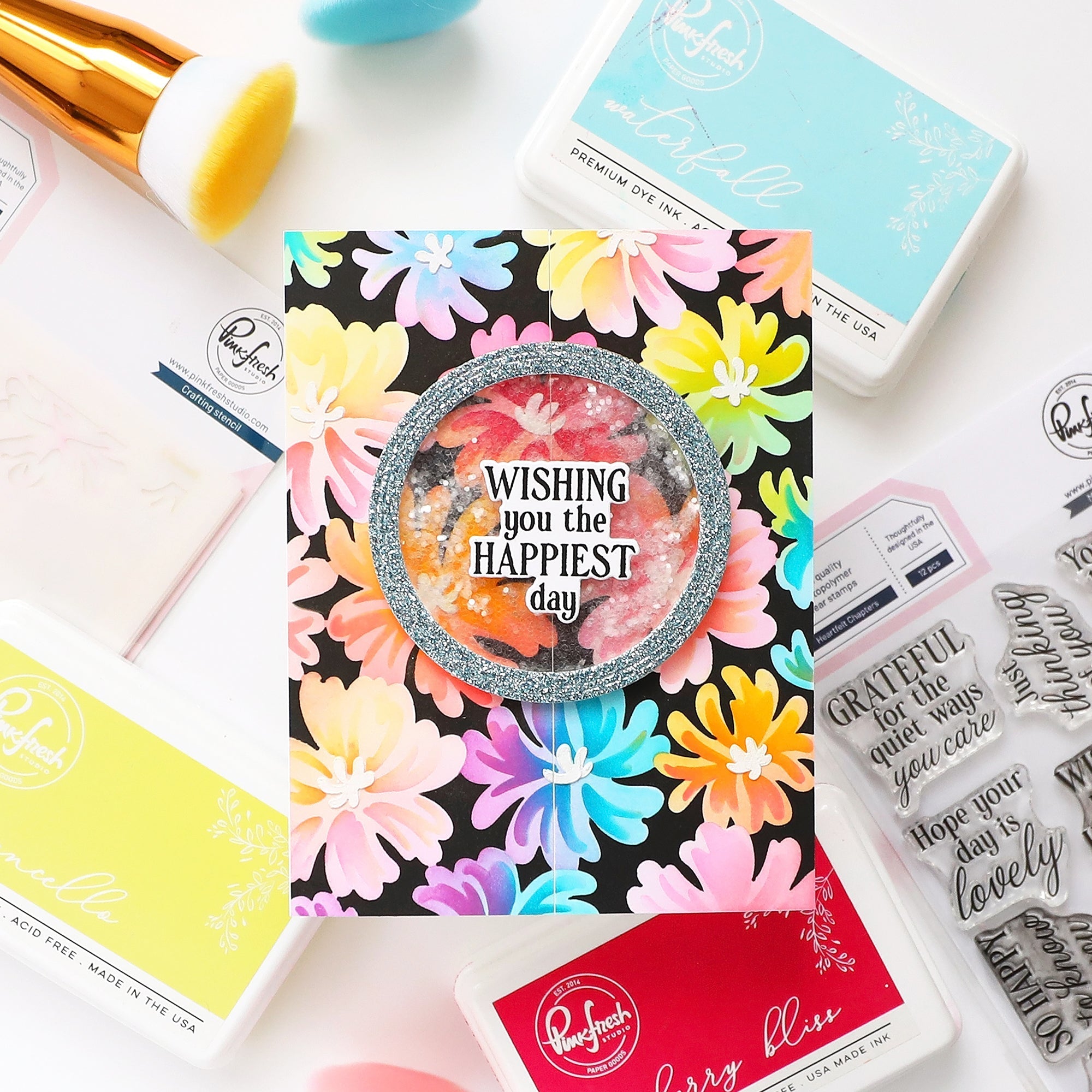 Pinkfresh Studio - Clear Stamps - Heartfelt Chapters-ScrapbookPal