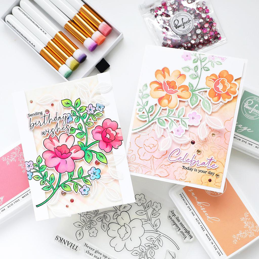 Pinkfresh Studio - Clear Stamps - Never Give Up-ScrapbookPal