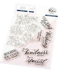 Pinkfresh Studio - Clear Stamps - Petal Poise-ScrapbookPal