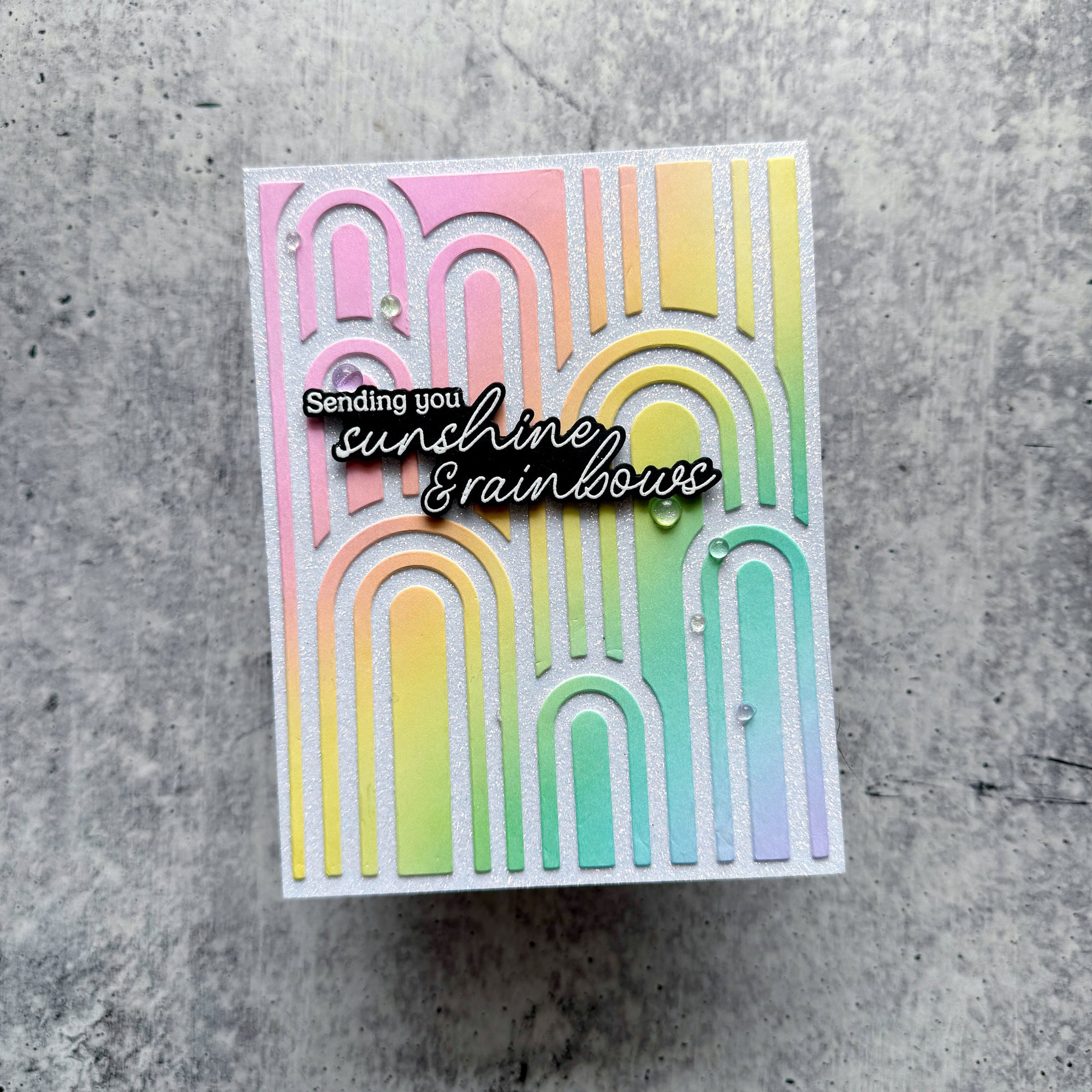 Pinkfresh Studio - Clear Stamps - You Are My Rainbow-ScrapbookPal