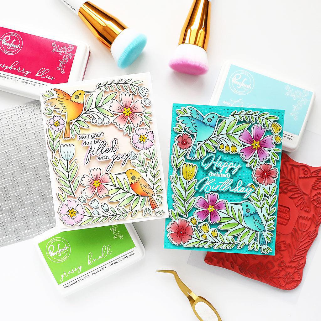 Pinkfresh Studio - Cling Stamps - Happy Hummingbirds-ScrapbookPal