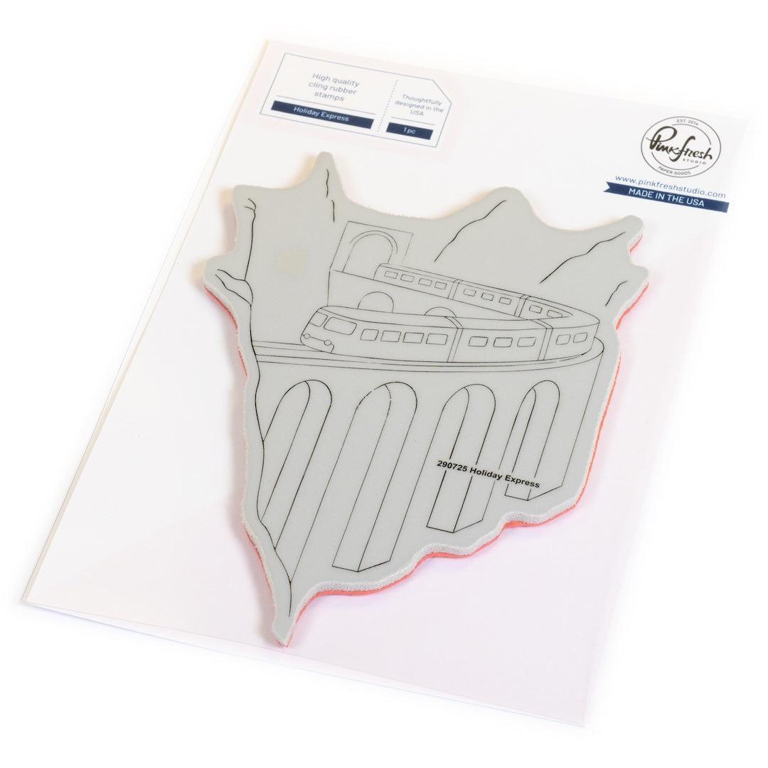 Pinkfresh Studio - Cling Stamps - Holiday Express-ScrapbookPal
