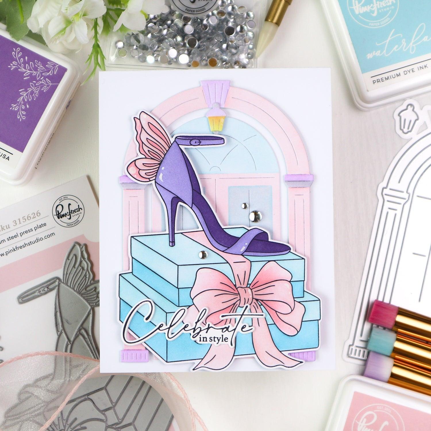 Pinkfresh Studio - Stencils - Arched Elegance-ScrapbookPal