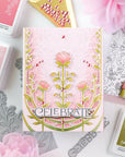 Pinkfresh Studio - Dies - Art Deco Floral Arch-ScrapbookPal