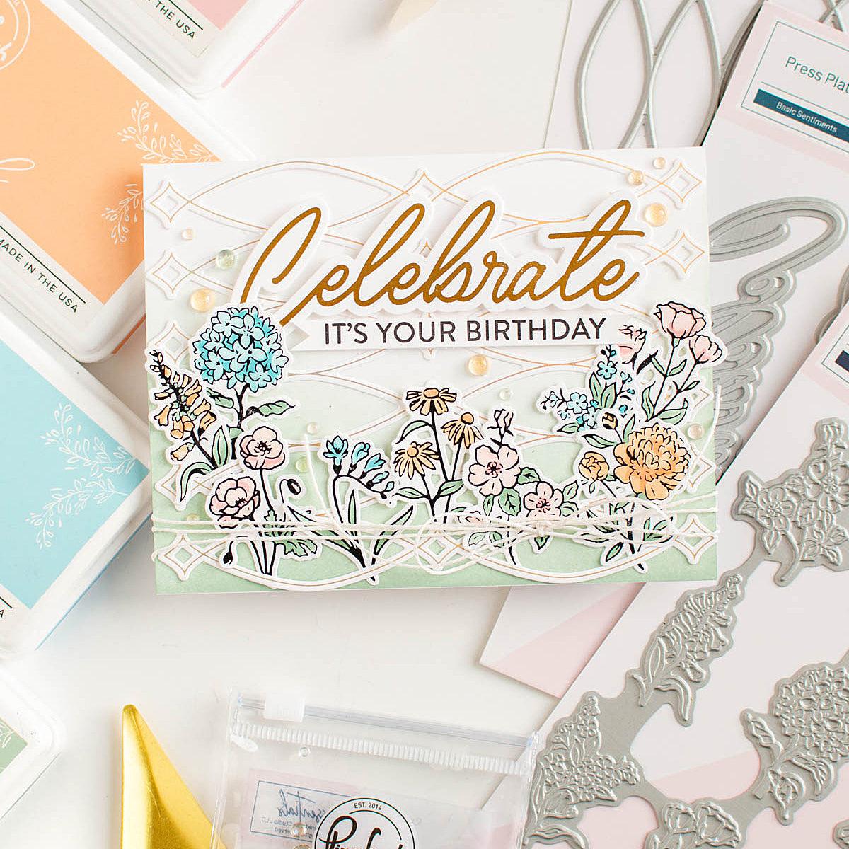 Pinkfresh Studio - Dies - Beautiful Botanicals-ScrapbookPal