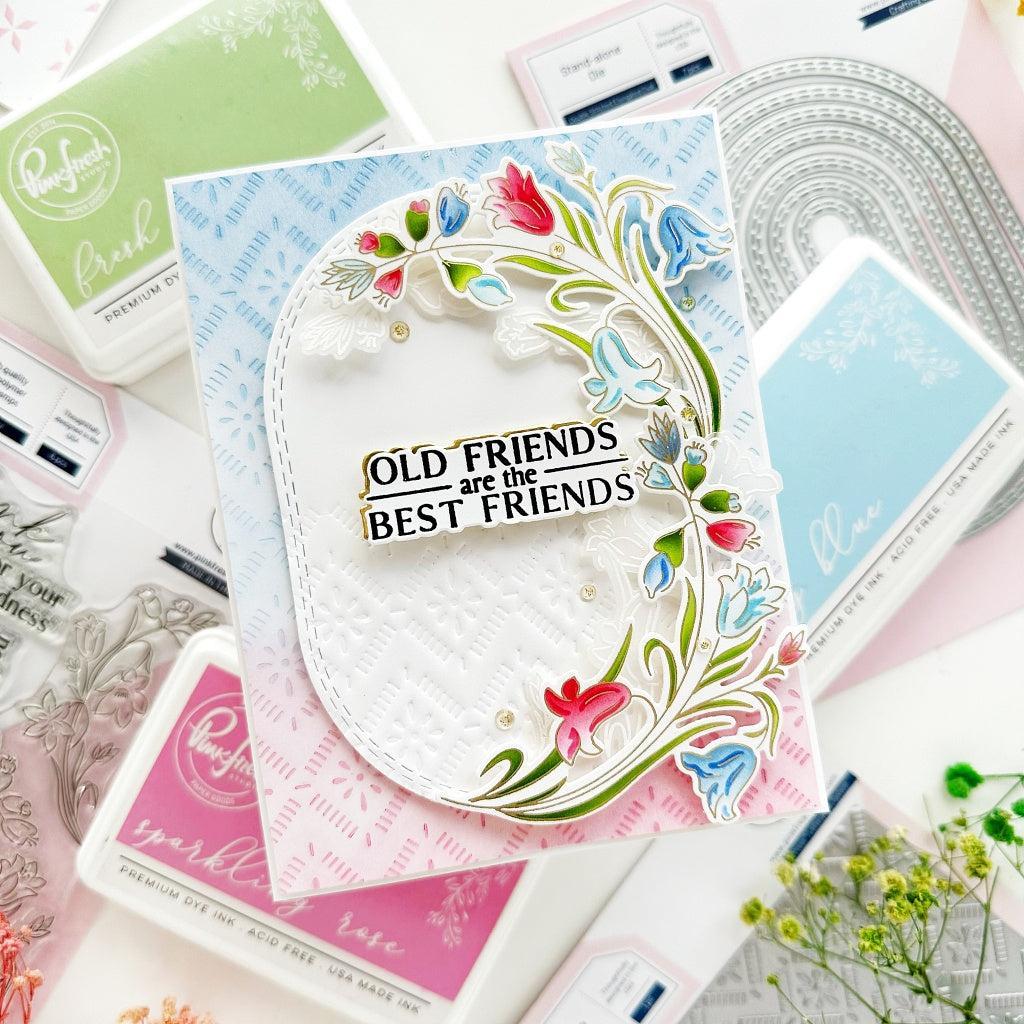 Pinkfresh Studio - Stencils - Beautiful Soul-ScrapbookPal