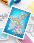 Pinkfresh Studio - Stencils - Beautiful Soul-ScrapbookPal