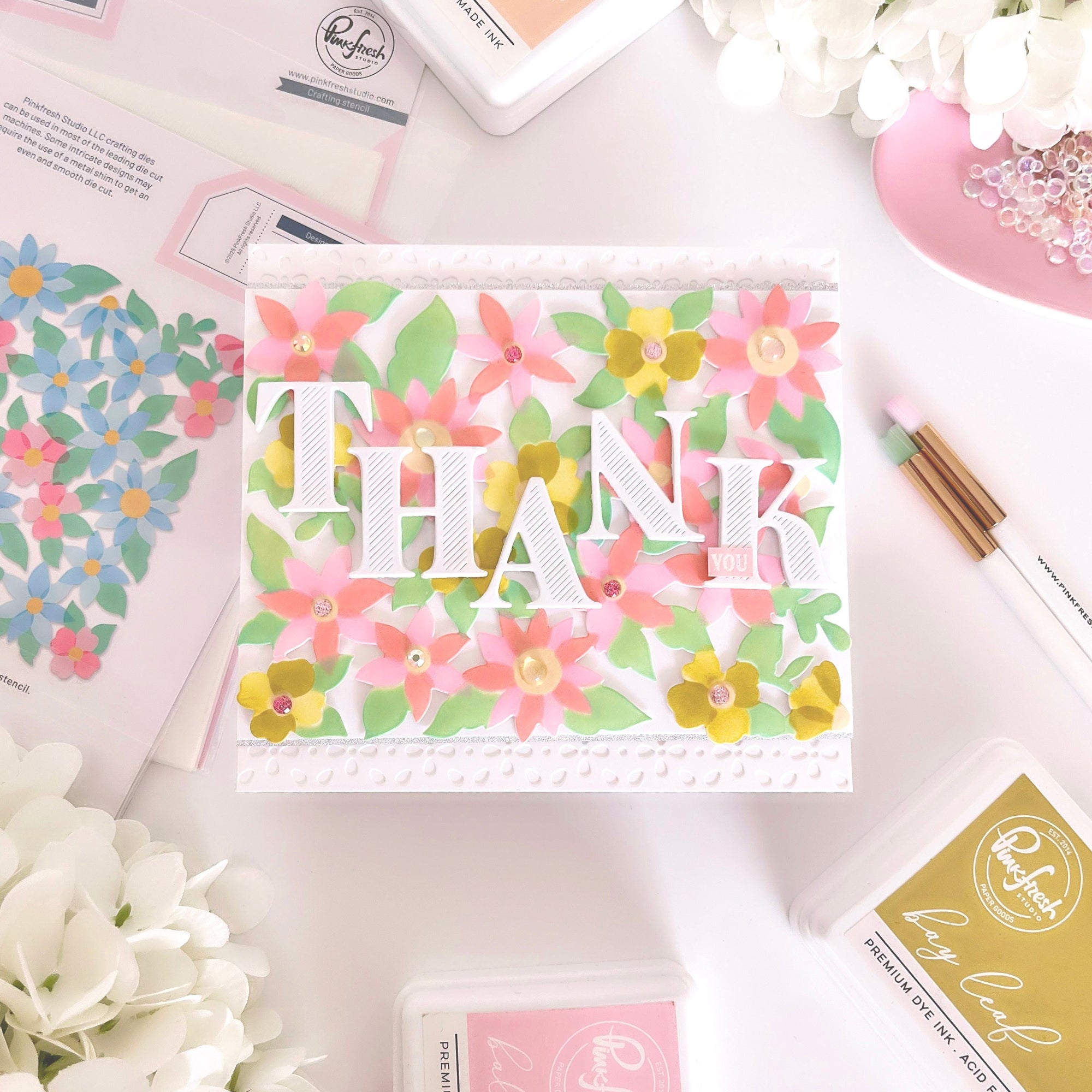 Pinkfresh Studio - Dies - Bloom of Thanks-ScrapbookPal