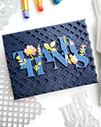 Pinkfresh Studio - Stencils - Bloom of Thanks-ScrapbookPal