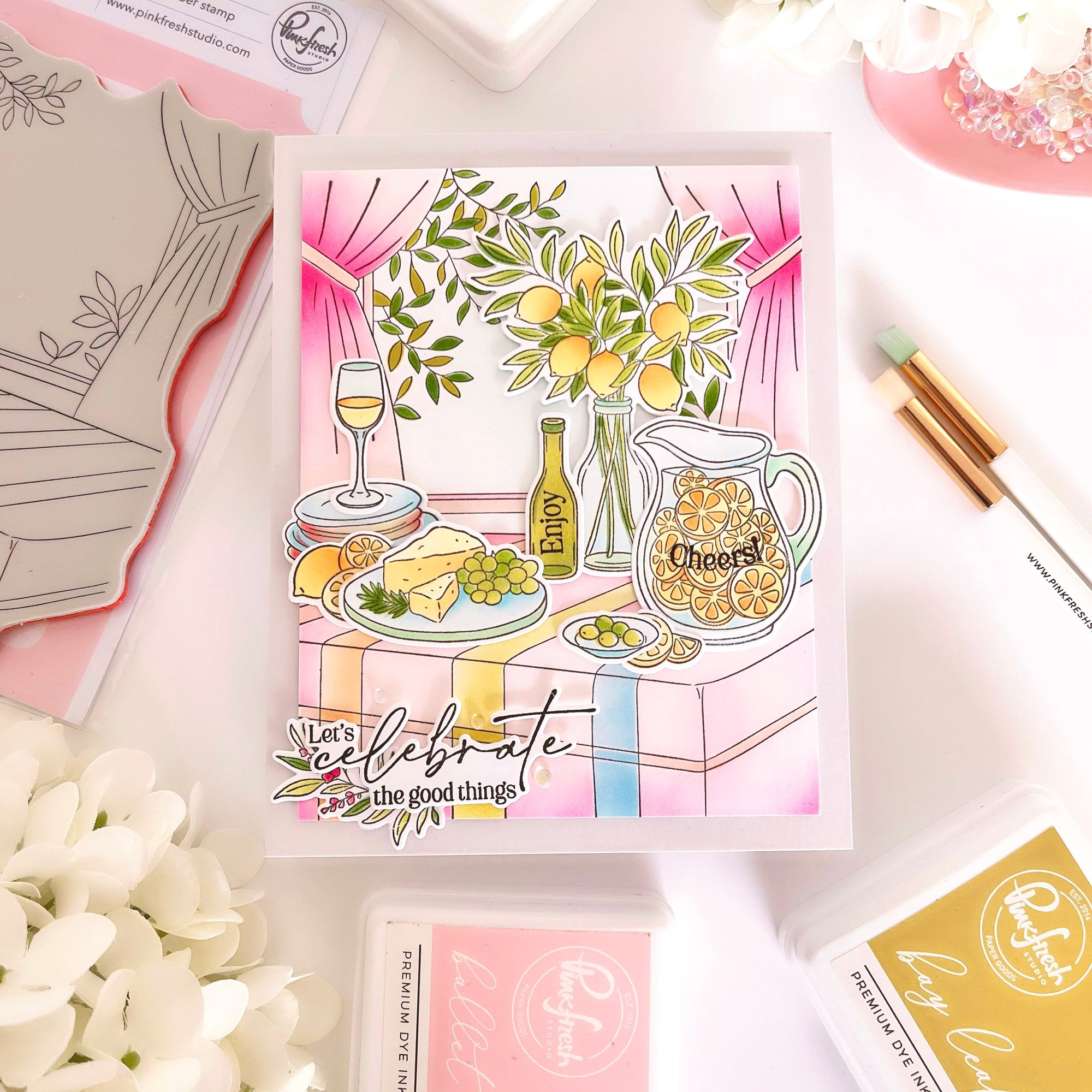 Pinkfresh Studio - Dies - Citrus Still Life-ScrapbookPal