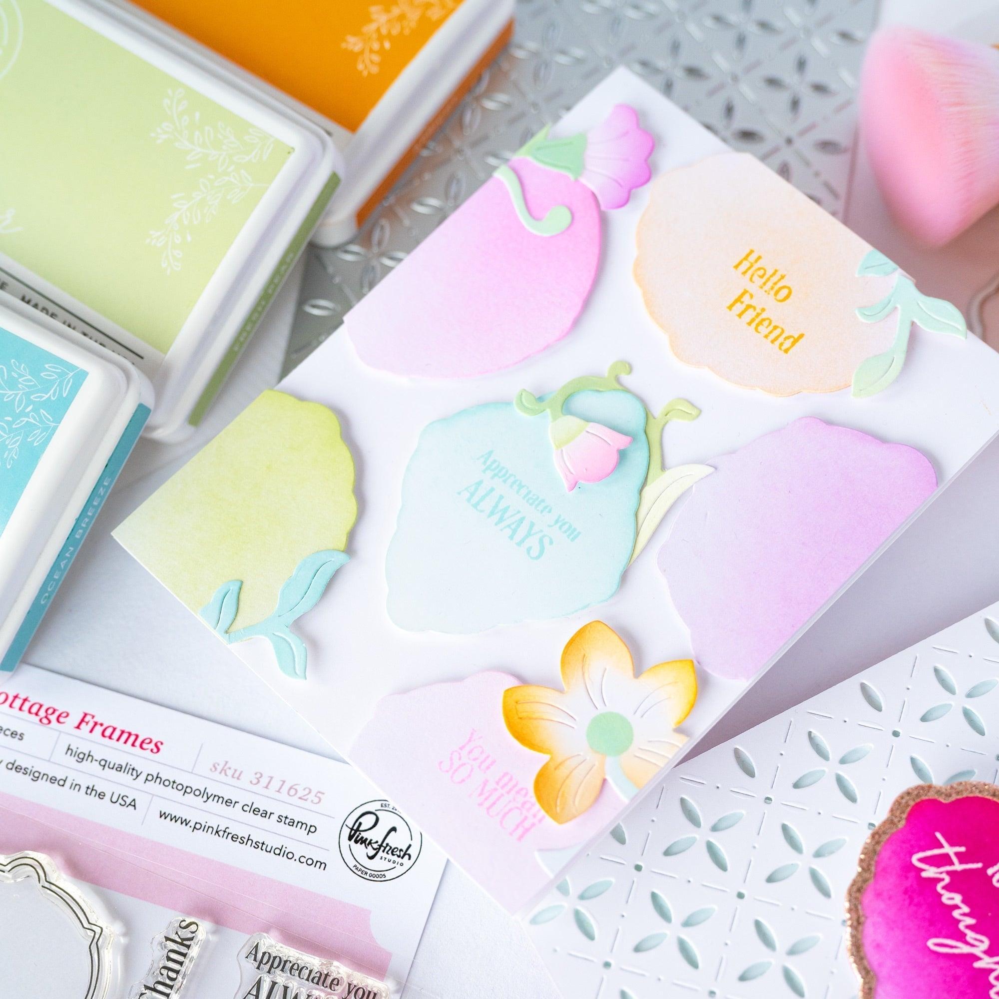 Pinkfresh Studio - Dies - Cottage Frames-ScrapbookPal