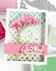 Pinkfresh Studio - Dies - Diamond Lattice Coverplate-ScrapbookPal