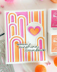 Pinkfresh Studio - Dies - Elevated Rainbows Cover Plate-ScrapbookPal