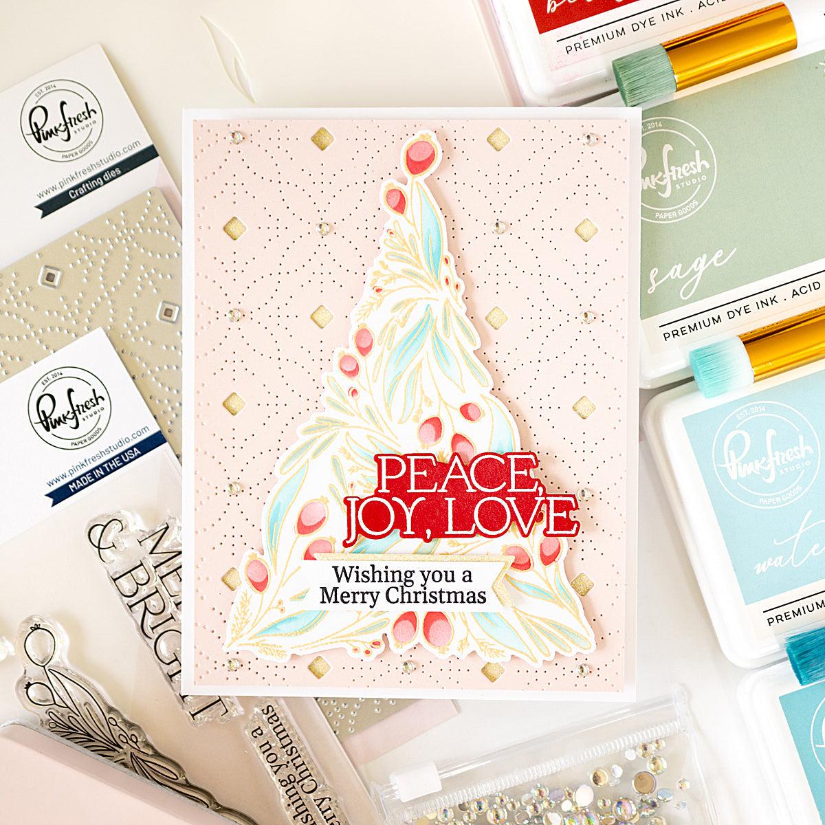 Pinkfresh Studio - Dies - Festive Foliage Tree-ScrapbookPal