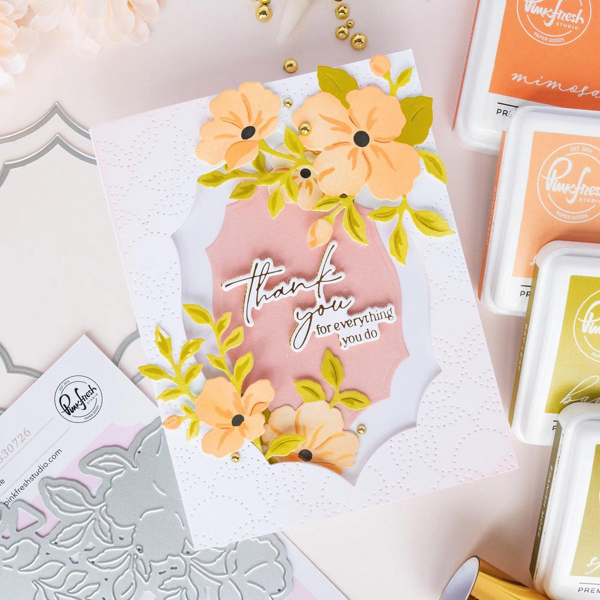 Pinkfresh Studio - Dies - Heirloom Nested Frames-ScrapbookPal