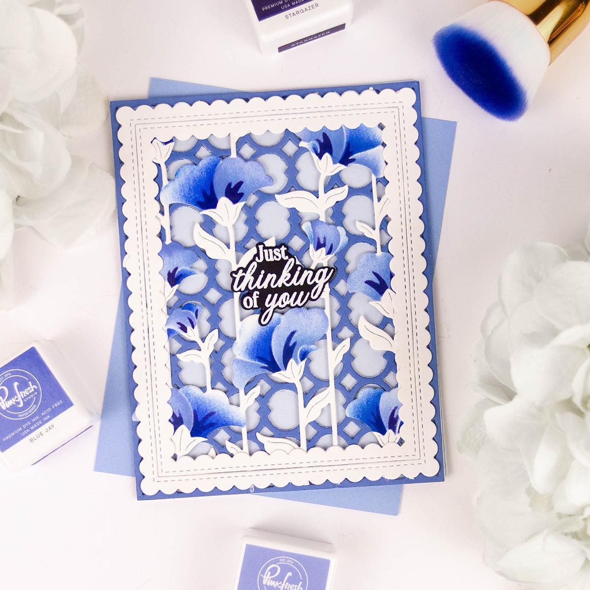 Pinkfresh Studio - Dies - Lattice Glow Coverplate-ScrapbookPal