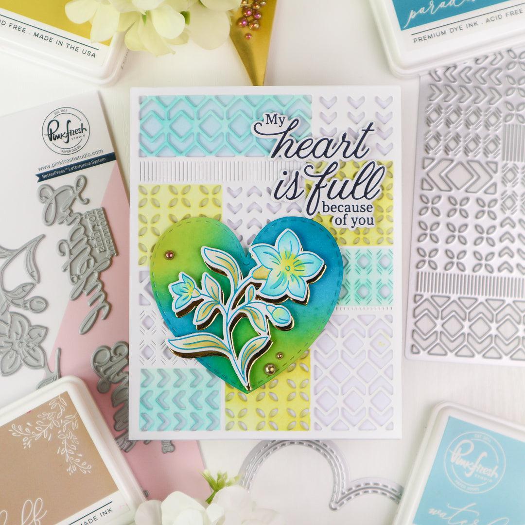Pinkfresh Studio - Dies - Modern Design Blocks Coverplate-ScrapbookPal