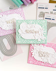 Pinkfresh Studio - Dies - Nested Elongated Ovals-ScrapbookPal